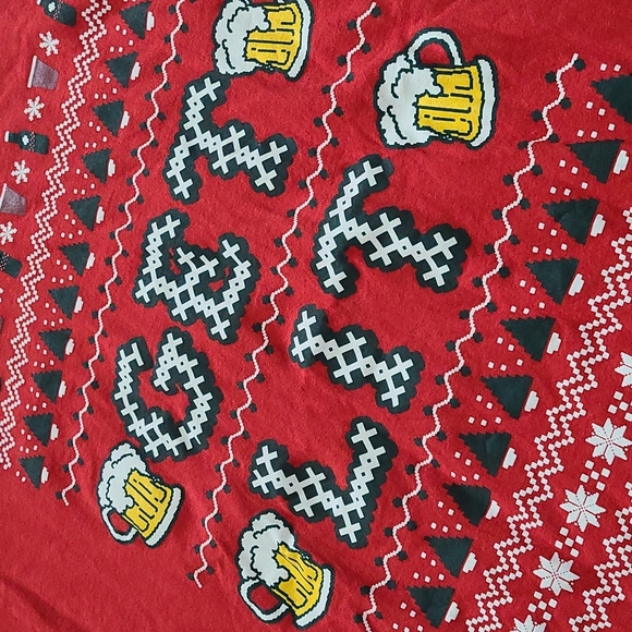 Get Lit Christmas sweater graphic tee - Picture 2 of 2